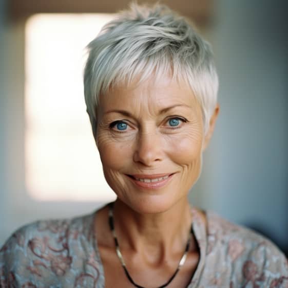 Coupe De Cheveux Court Femme De 60 Ans Avec M ches 10 Id es