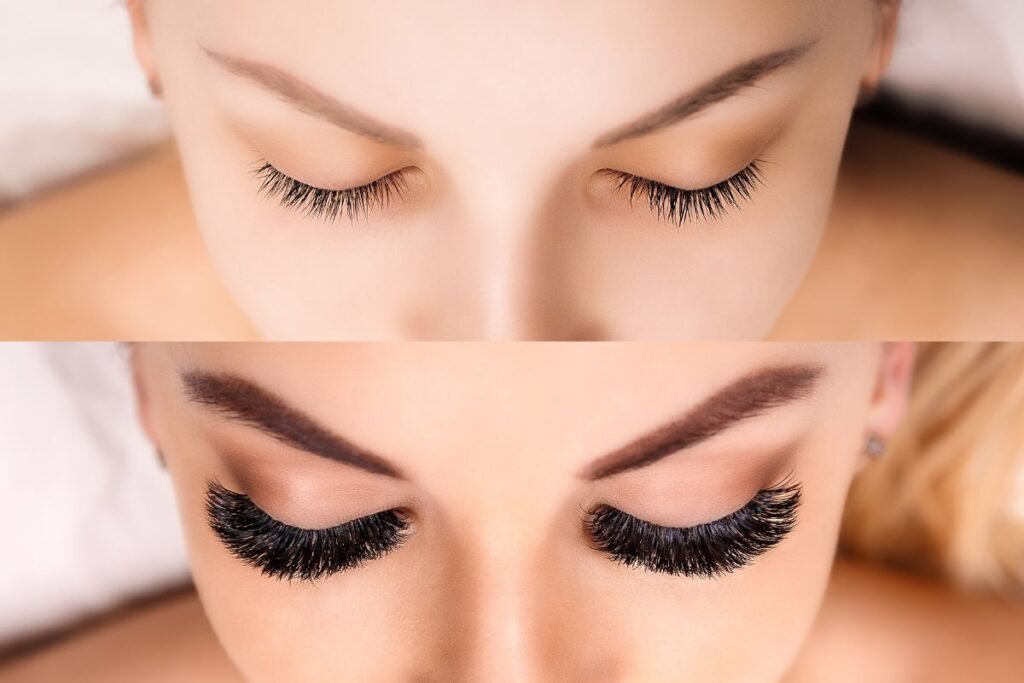 Extension cils volume russe